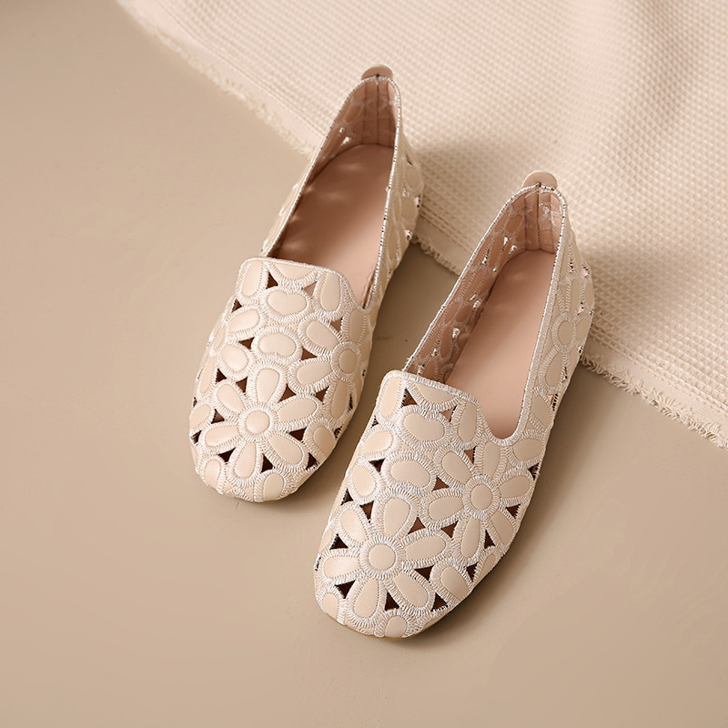 Namvitae รองเท้าส้นแบนผู้หญิงแฟชั่นระบายอากาศได้ดีผ้าน้ำหนักเบา - รูปที่ 6