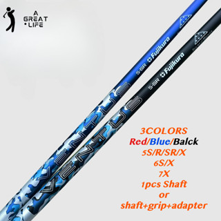 กอล์ฟไดรเวอร์ Fujikura Ventus 2025 สีแดง/สีฟ้า/สีดำ พร้อมแขน…