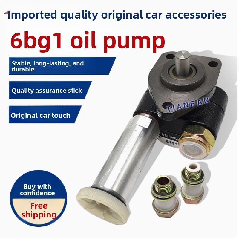 Sumitomo Hitachi Excavator ZAX200 360-3-6 Isuzu 6BG1 Engine Hand Oil Pump Fuel Pump