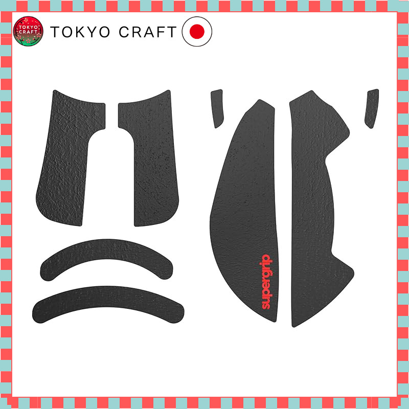 Pulsar Gaming Gears Supergrip Zowie EC2-CW Pre-cut Anti-slip Gaming Mouse Grip Tape Ultra-thin Domes