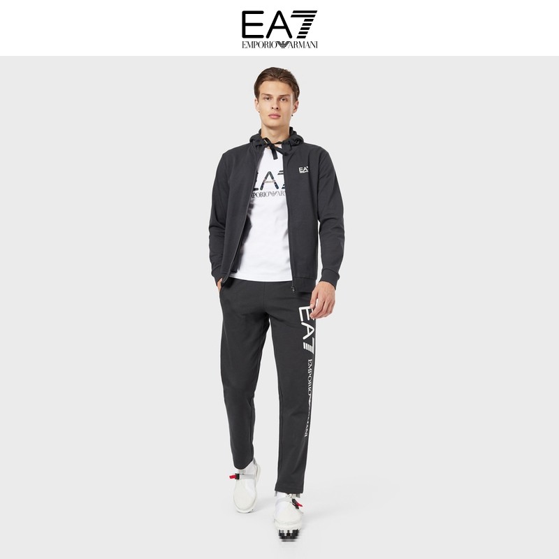 EMPORIO ARMANI/ARMANI EA7/Hooded Zipper Sweatshirt Mens Autumn Winter