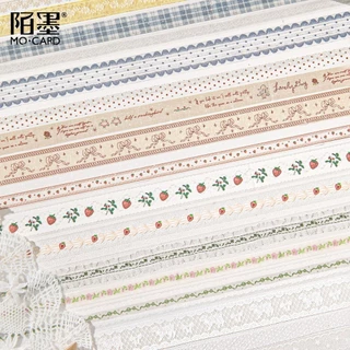 Lace Dream PET เทปชุด 3 ม้วนดอกไม้ผีเสื้อสติกเกอร์สําหรับ Scrapbooking Journaling DIY หัตถกรรมและอุปกรณ์ศิลปะ