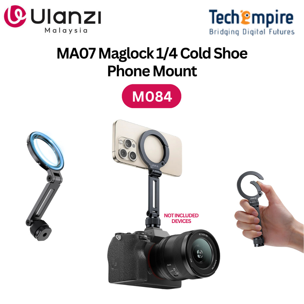 Ulanzi MA07 ที่วางโทรศัพท์แบบแม่เหล็กสําหรับ Magsafe, ที่วางโทรศัพท์สําหรับกล้องอลูมิเนียมพร้อมสกรู 