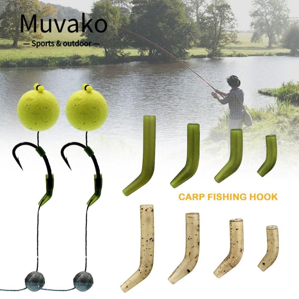 MUVAKO 30 ชิ้นปลาคาร์พตะขอตกปลา, Kickers Hook Aligners Sleeve D Rig Kickers, Kickers Sleeve Rigs Fis
