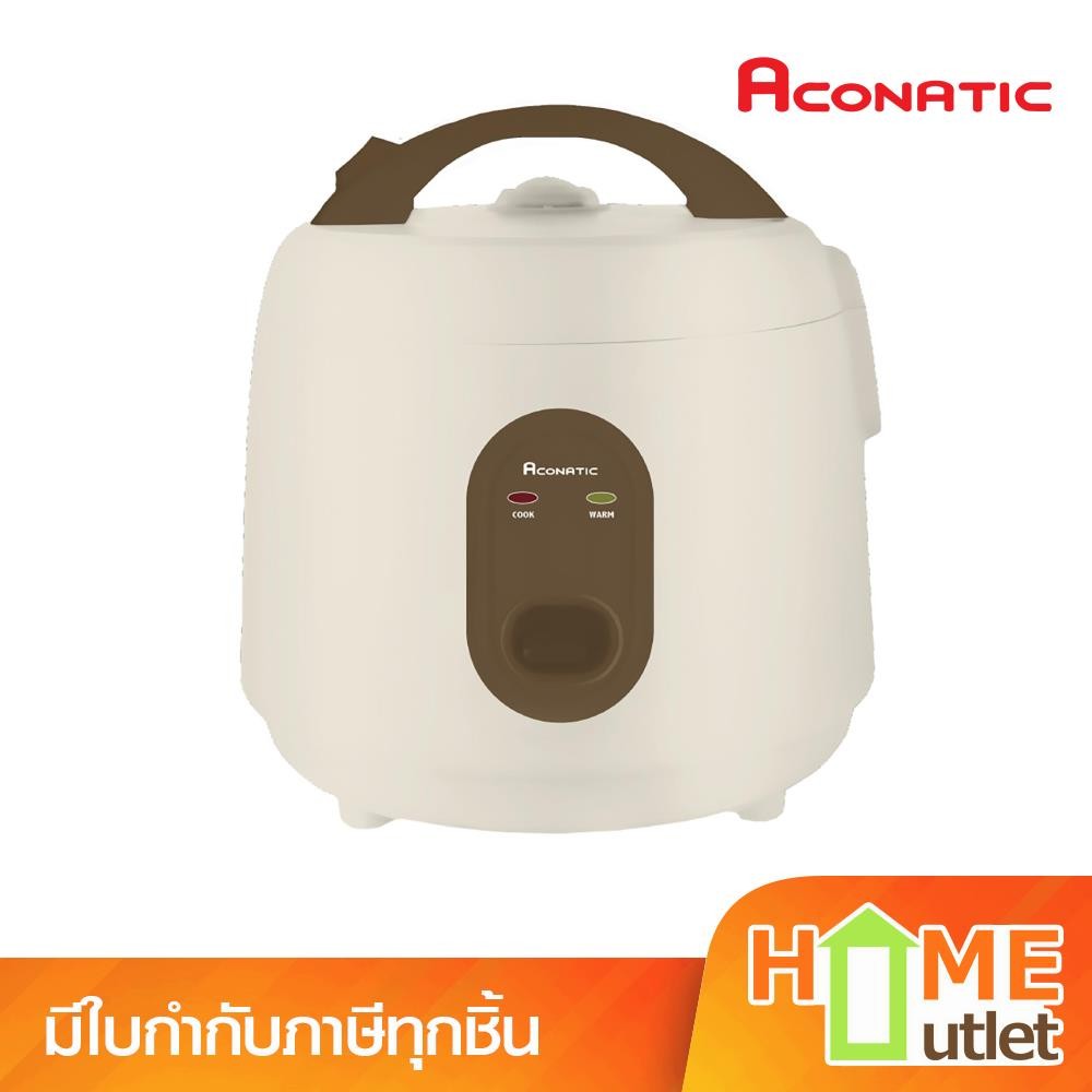 ACONATIC หม้อหุ้งข้าวขนาด 0.8ลิตร รุ่น AN-RCC801 (24875)