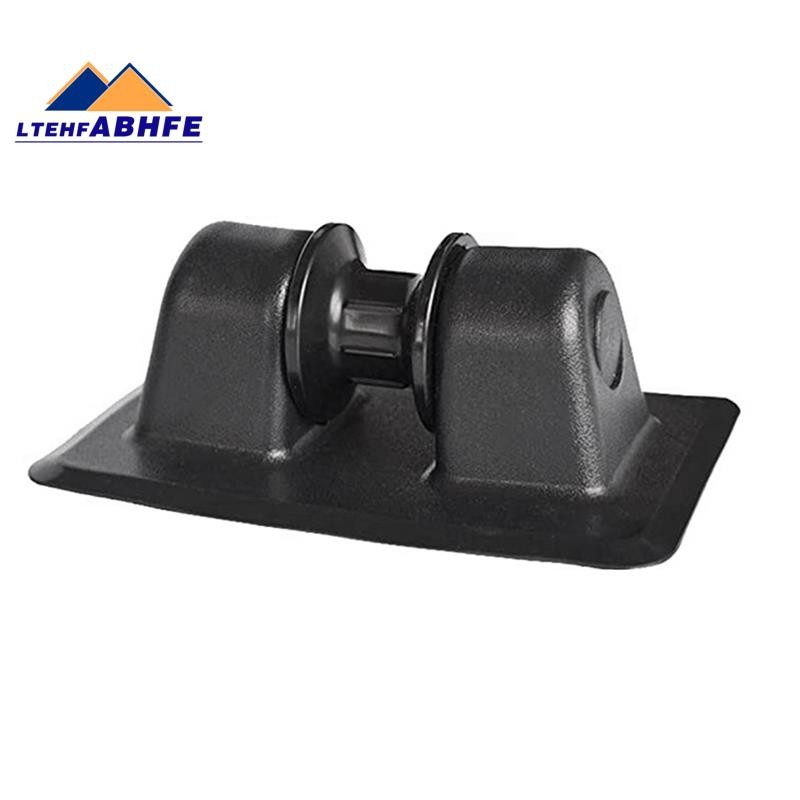 อุปกรณ์เสริมเรือลม inflatable สีดำ PVC สำหรับยอร์ทและแคนนู