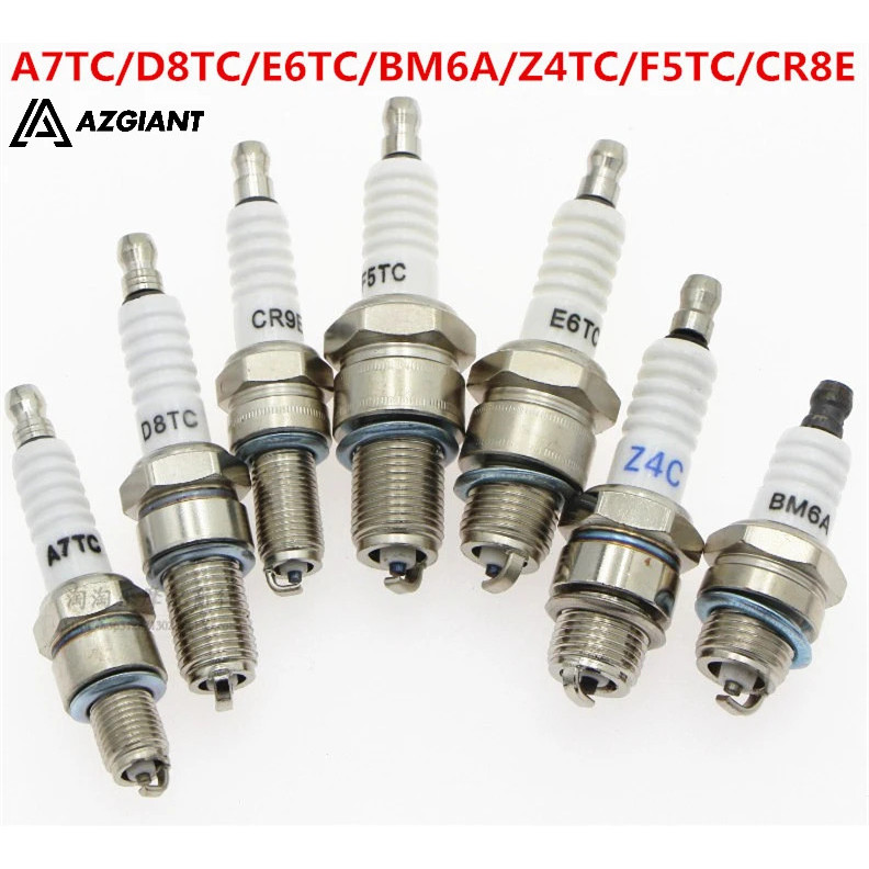 หัวเทียนรถจักรยานยนต์ 100/125 A7TC D8TC E6TC F7TC B7TC BMA6 Z4TC F5TC CR8 A7RTC CR7HSA D8TRC D8TJC D