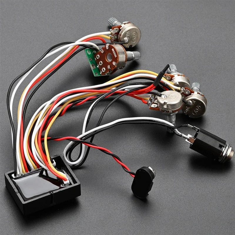 Bass 3 Band Active & Passive EQ Equalizer Preamp Circuit สําหรับ Bass Pickup