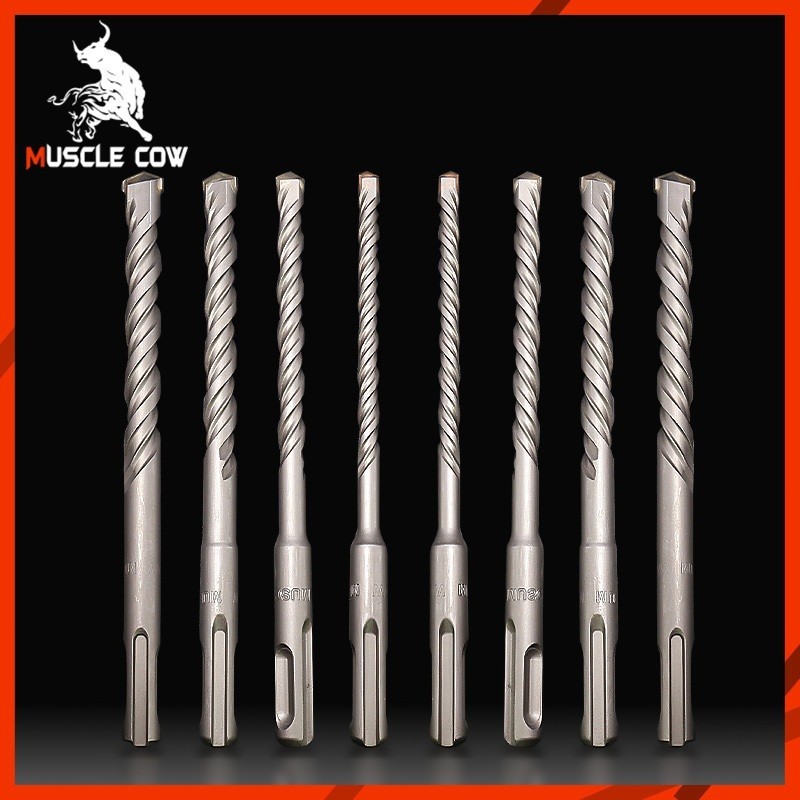 MUSCLE COW ดอกสว่านคาร์ไบด์ เจาะปูน เจาะเหล็ก ใช้งานได้หลากหลาย มีให้เลือก 4 ขนาด 6, 8, 10, 12 มม.