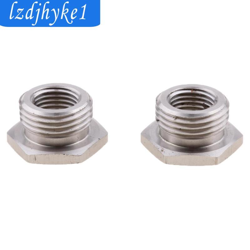 [Lzdjhyke1] อะแดปเตอร์ปลั๊กเซ็นเซอร์ O2 สแตนเลส 18 มม. ถึง 12 มม. ท่อไอเสียสําหรับ Harley