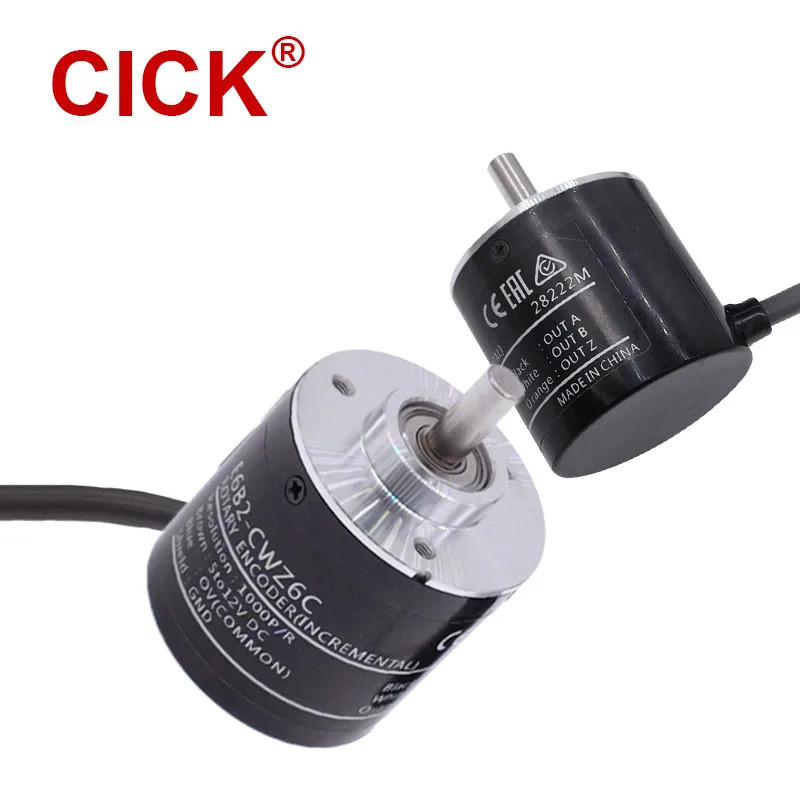 1 Pc E6B2C-WZ6C Rotary Encoder Rotational ประเภทสวิทช์โรตารี Stable Pulse NPN 100-2000P/R DC 5-24V