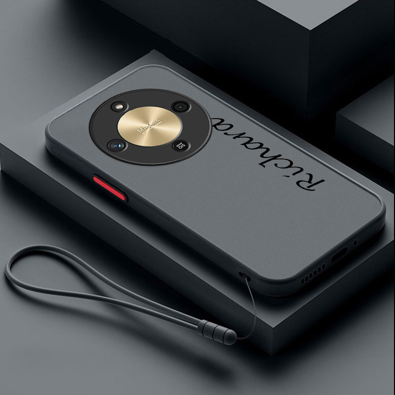 Honor X9d 5G HONOR X9d เคสโทรศัพท์ชื่อแบบกําหนดเองเคสเคลือบโปร่งแสงฝาครอบกันกระแทกแบบแข็ง