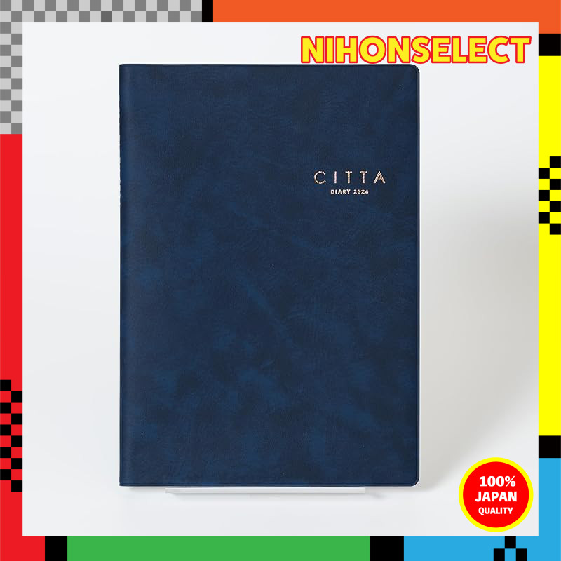 CITTA DIARY 2026 (Starting October 2025) Deep Navy A5