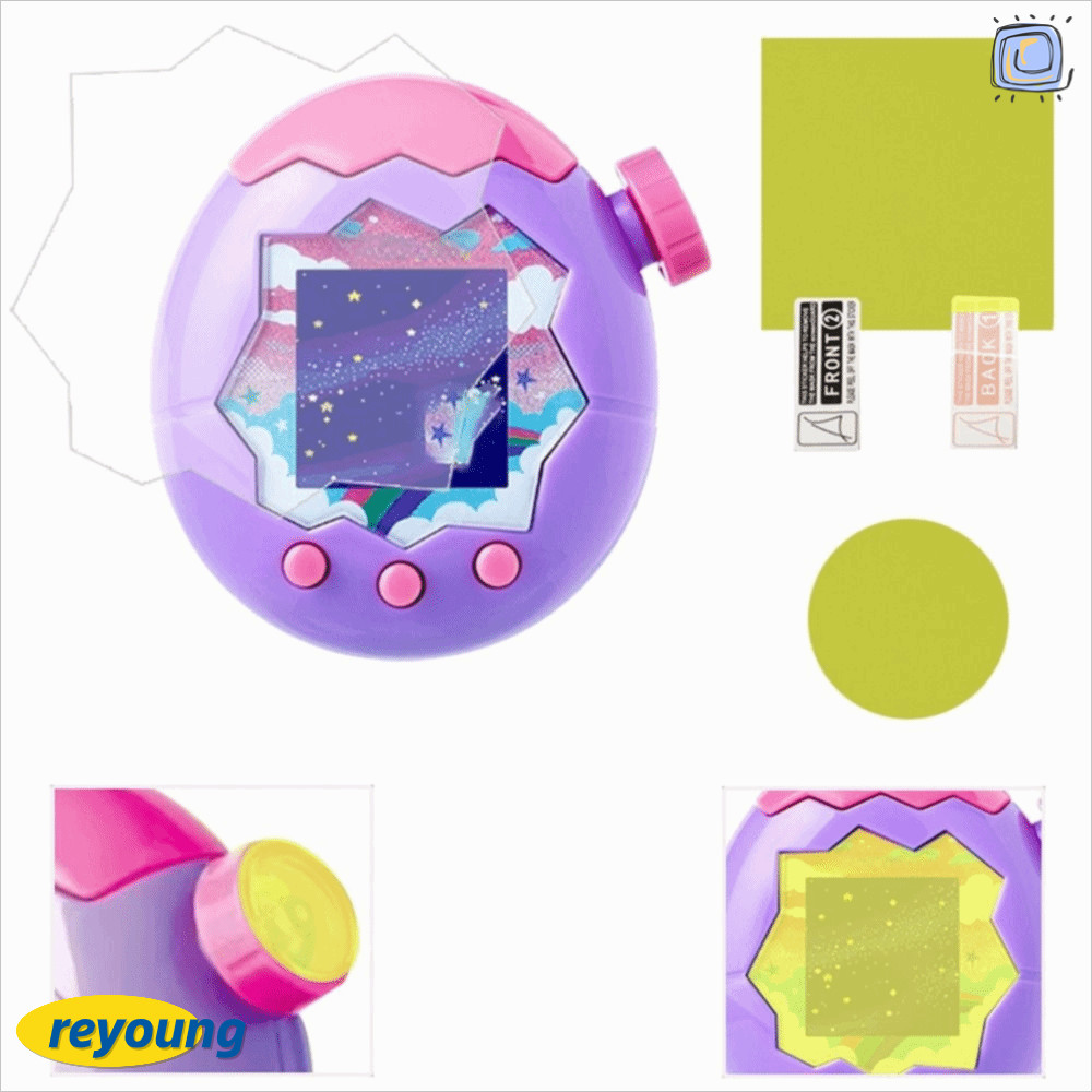 REYOUNG 1/3 ชิ้นแผงฝาครอบป้องกัน,TPU Yellow HD ฟิล์มกันรอยหน้าจอป้องกันรอยขีดข่วน,ตัวป้องกันหน้าจอแบ