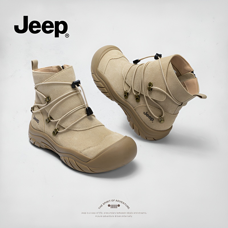 ของแท้ 100 % Jeep Jeep Jeep Melade รองเท้าผู้หญิง 2025 ฤดูใบไม้ร่วงฤดูหนาวสไตล์ใหม่กลางแจ้ง Anti-Sli