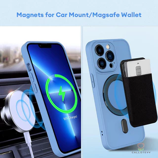 Magnetic Ring แผ่นแม่เหล็กชาร์จไร้สาย แผ่นดึงดูดแม่เหล็กสี บางเฉียบ แหวนแม่เหล็กสำหรับโทรศัพท์ แม่เหล็กติดมือถือแหวนอะแด