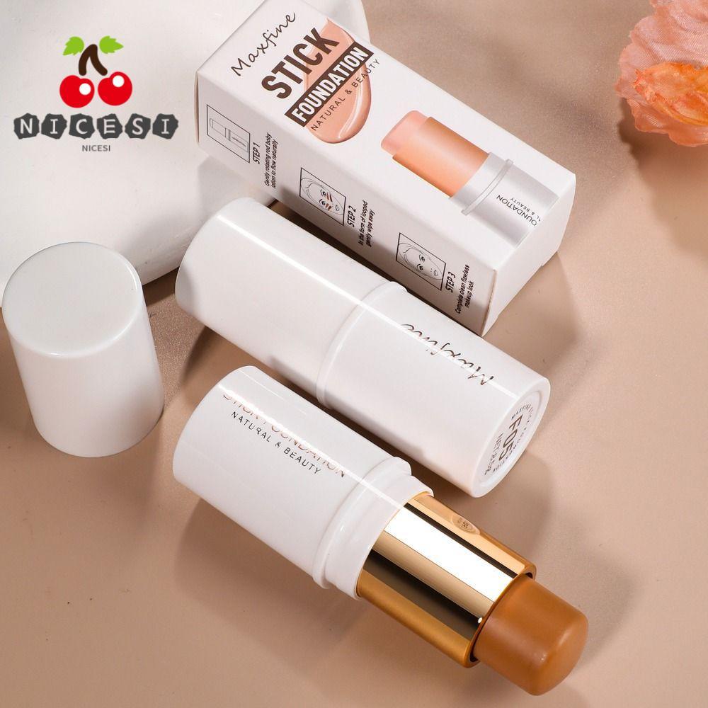 NICESI แท่งไฮไลท์, Contour Neutral Makeup Matte High Gloss Repair Stick, Highlight Blush Natural Fac