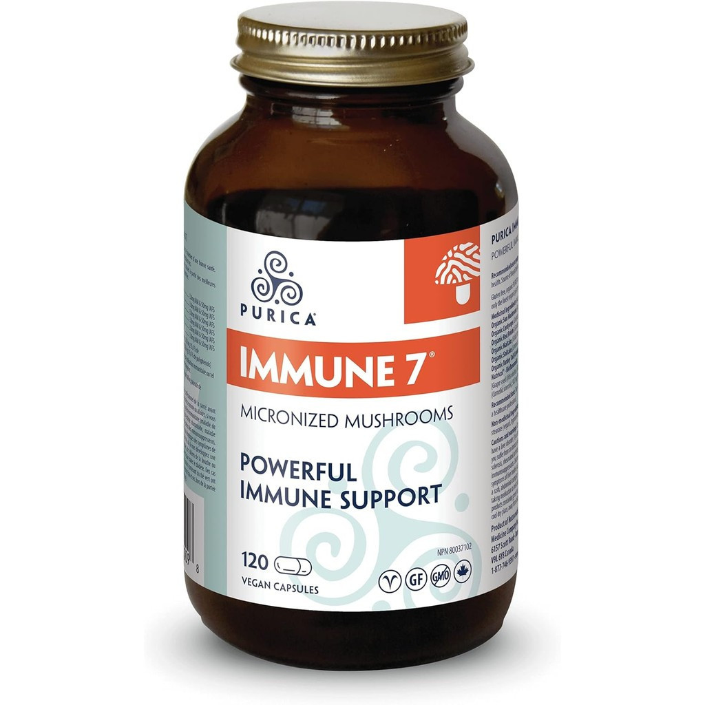 PURICA - Immune 7, 120 แคปซูลมังสวิรัติ