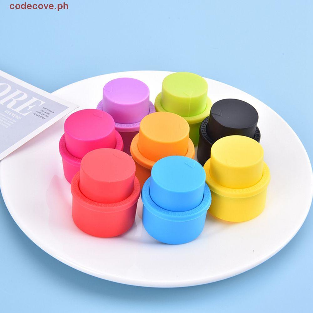 CODECOVE​ ขวดด้านบน Push Type Inflatable Sealer Soda Cola Fizzy Drink Saver Lid