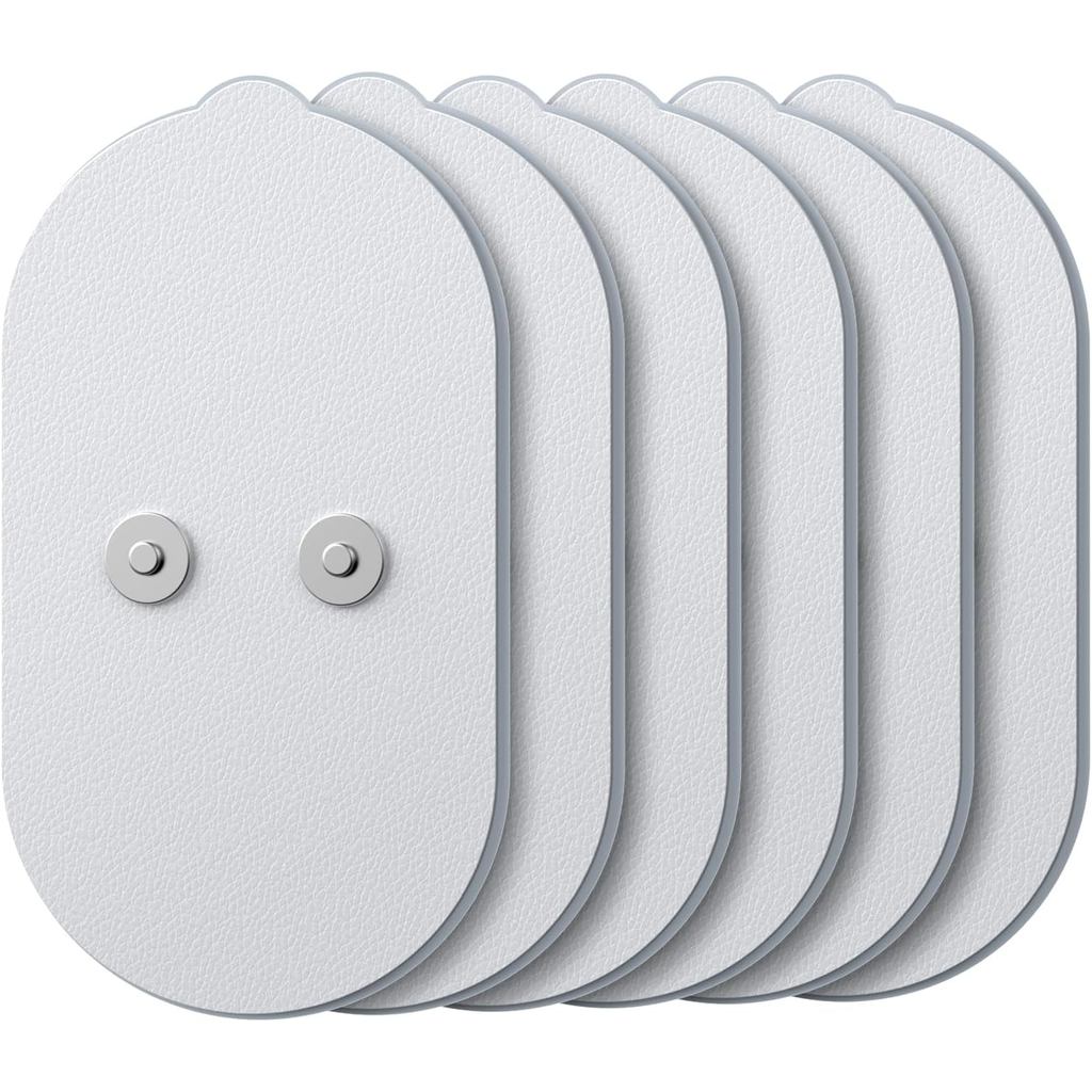 แผ่นรองเปลี่ยนเครื่องนวด TENS EMS, แผ่นรอง TENS ไร้สายแบบใช้ซ้ําได้ 6 แพ็ค, เข้ากันได้กับ TENSE U8PR