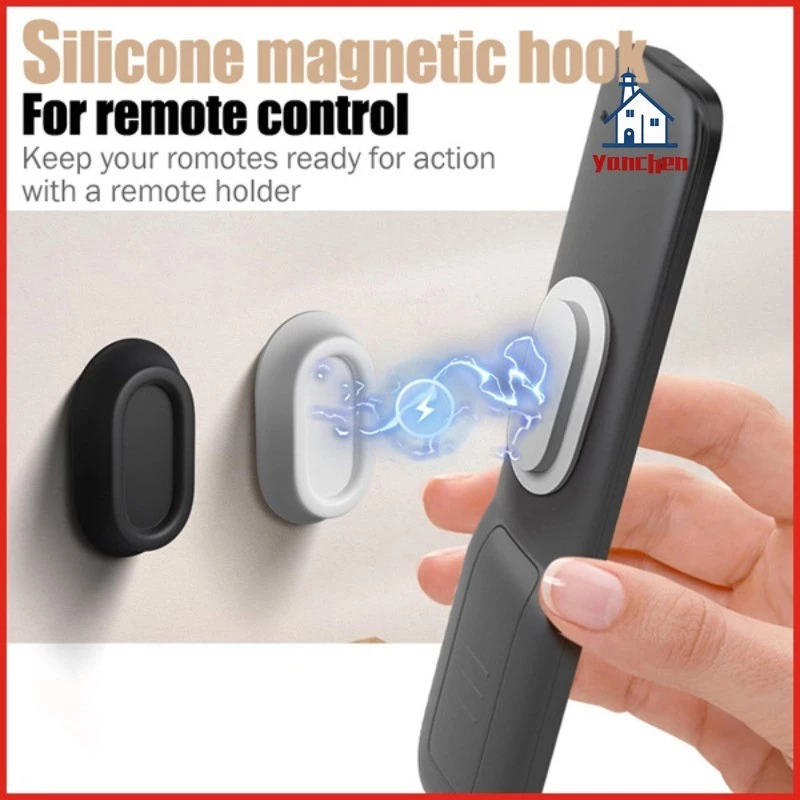 Powerful Silicone Remote Control Hook Magnetic Organizer for Table Storage