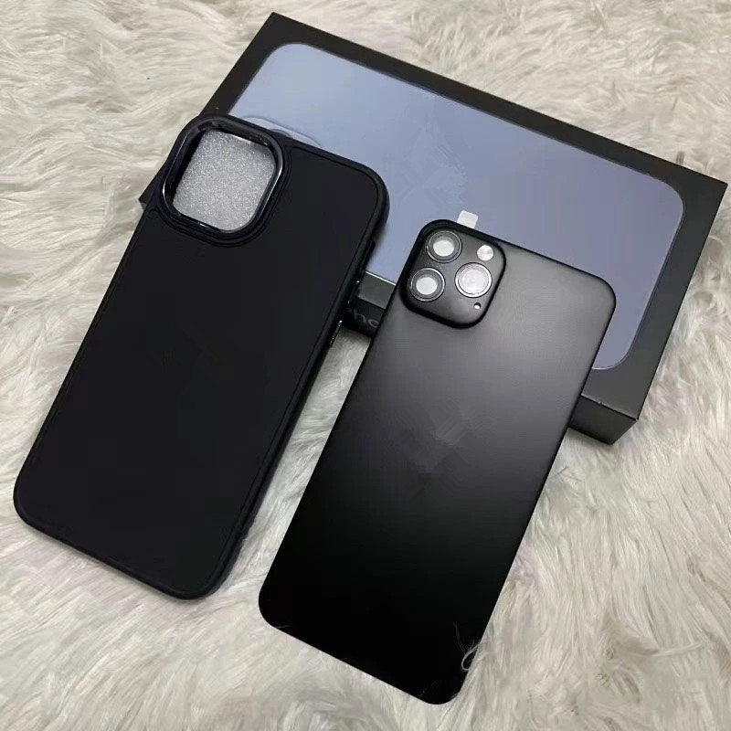 (ฟิล์ม+เคส) เหมาะสําหรับกล้อง iPhone 11 12 X XR XSMAX เปลี่ยนกล้อง iPhone 13 Pro/14 Pro/15 Pro/16 Pro