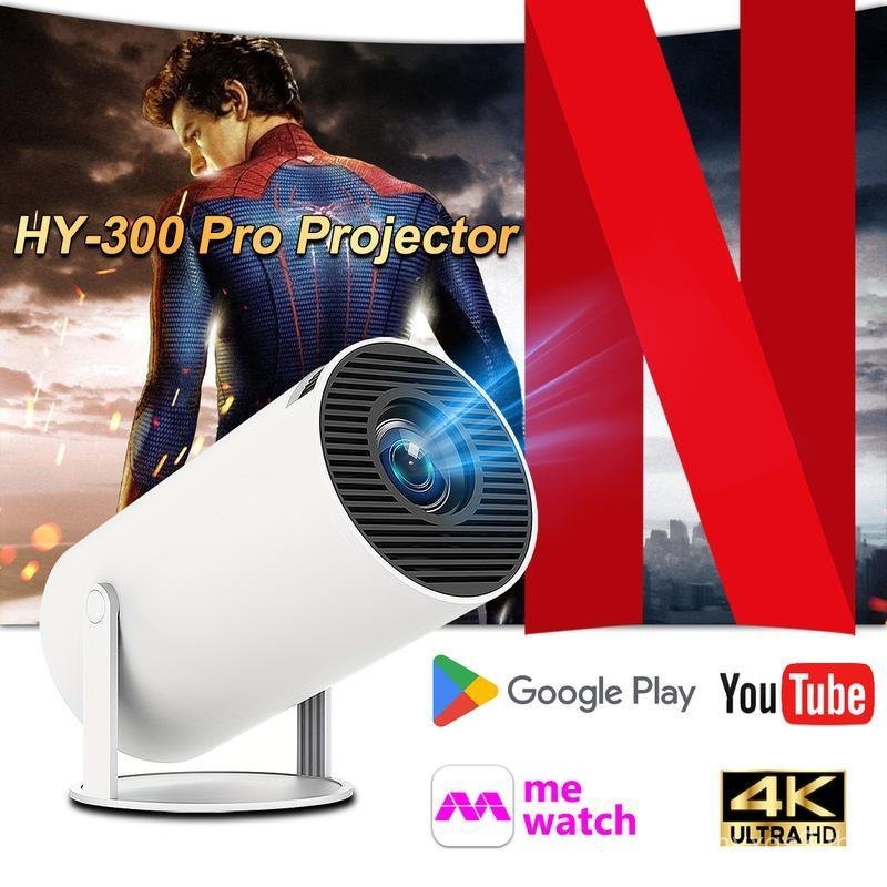 Projector wireless connection supports 1080p 4k Wifi6 Bluetooth HDMI suitable for mobile phones and 