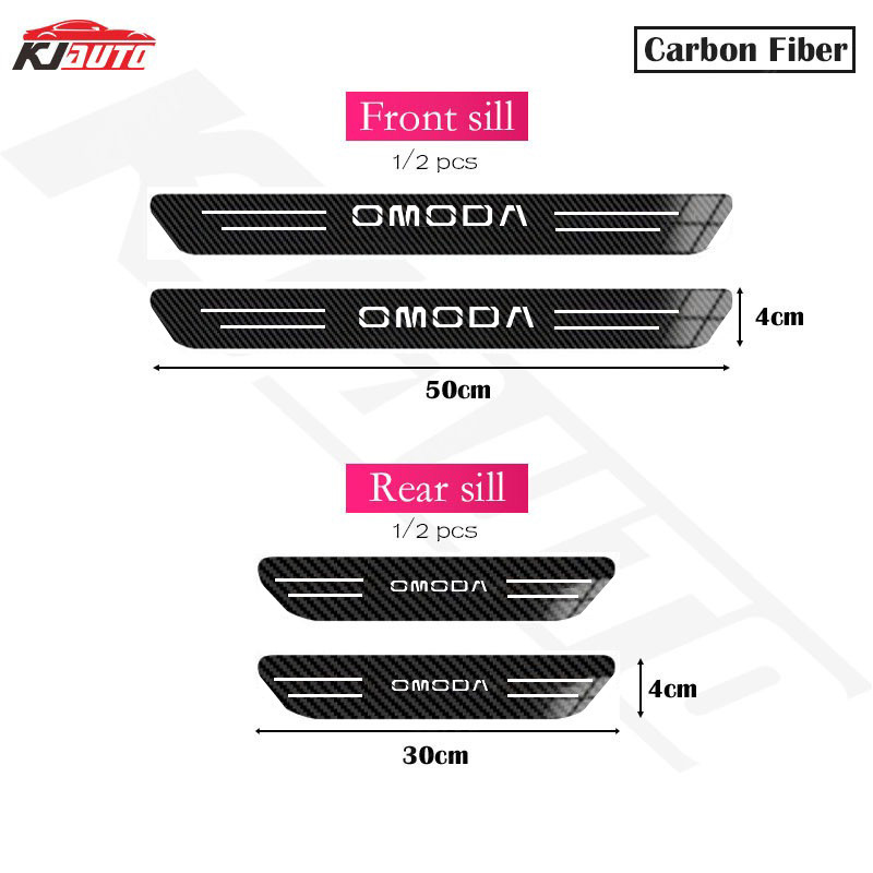 4pcs Omoda ซีลรถสแตนเลสเกณฑ์แถบโลหะยินดีต้อนรับเหยียบตกแต่ง Auto จัดแต่งทรงผมสติกเกอร์สําหรับ Omoda 5 C5 EV E5 S5 C9 อุปกรณ์เสริม ราคา ถูกที่สุด ดีลบีเคเค แกลเลอรีภาพที่ 9