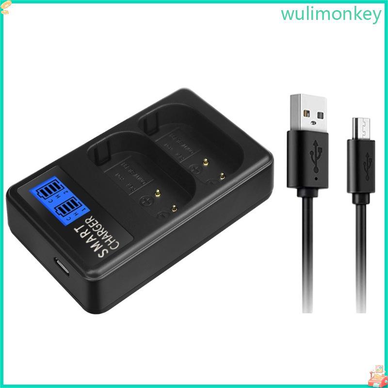 WU แบบพกพา LCD Micro USB Chargers สําหรับ DCS1 DCS1M DCS1R DCS1RM DCS1H สะดวก Double Slot Charger Re