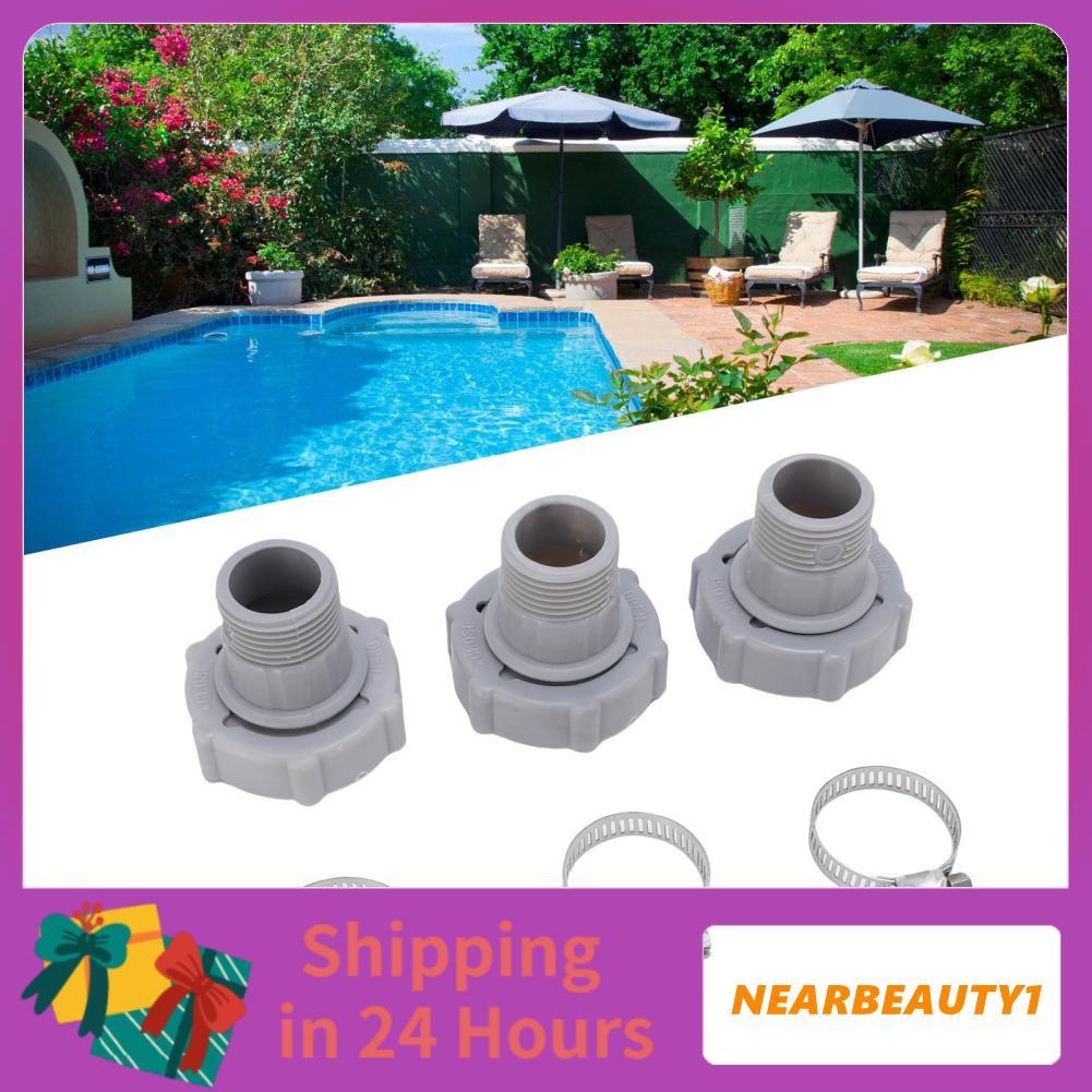 Nearbeauty1 Nearbeauty1 SPYMINNPOO สระว่ายน้ำท่อระบายน้ำอะแดปเตอร์ระบายน้ำกรองปั๊มสำหรับท่อน้ำ 1.5 น