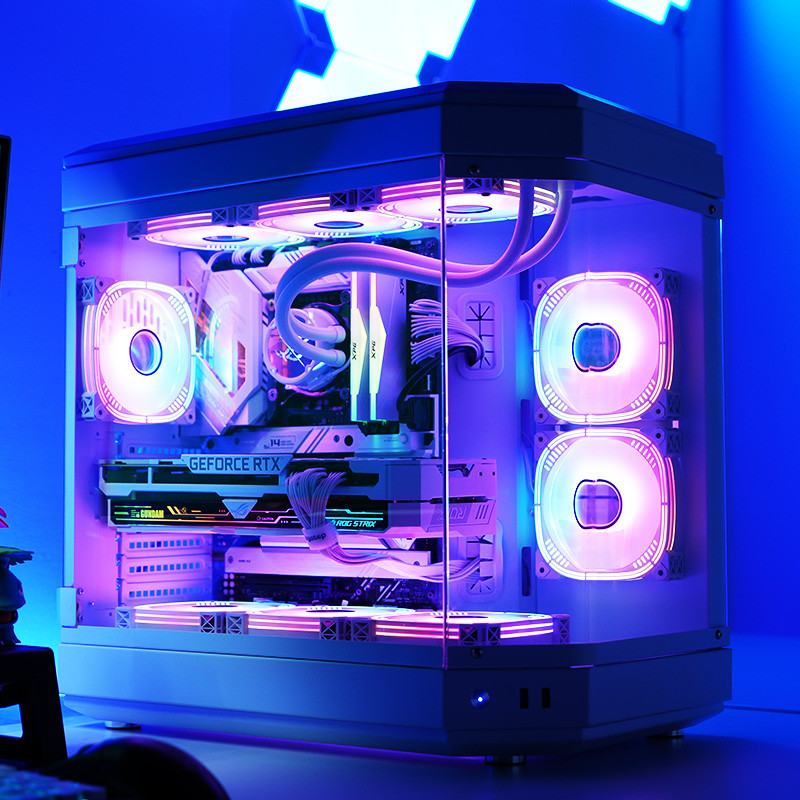 I7 13700KF Asus rog Family Bucket RTX4070TI4070 Live Game Assembly คอมพิวเตอร์ Water Cooling Host