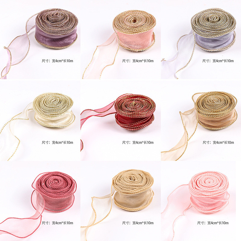 ริบบิ้น 4 cm ริบบิ้นผ้า 4 cm วัสดุประดับสำหรับวันแม่: ริบบิ้น, โบว์, และดอกไม้เพื่อตกแต่งกล่องเค้กแล