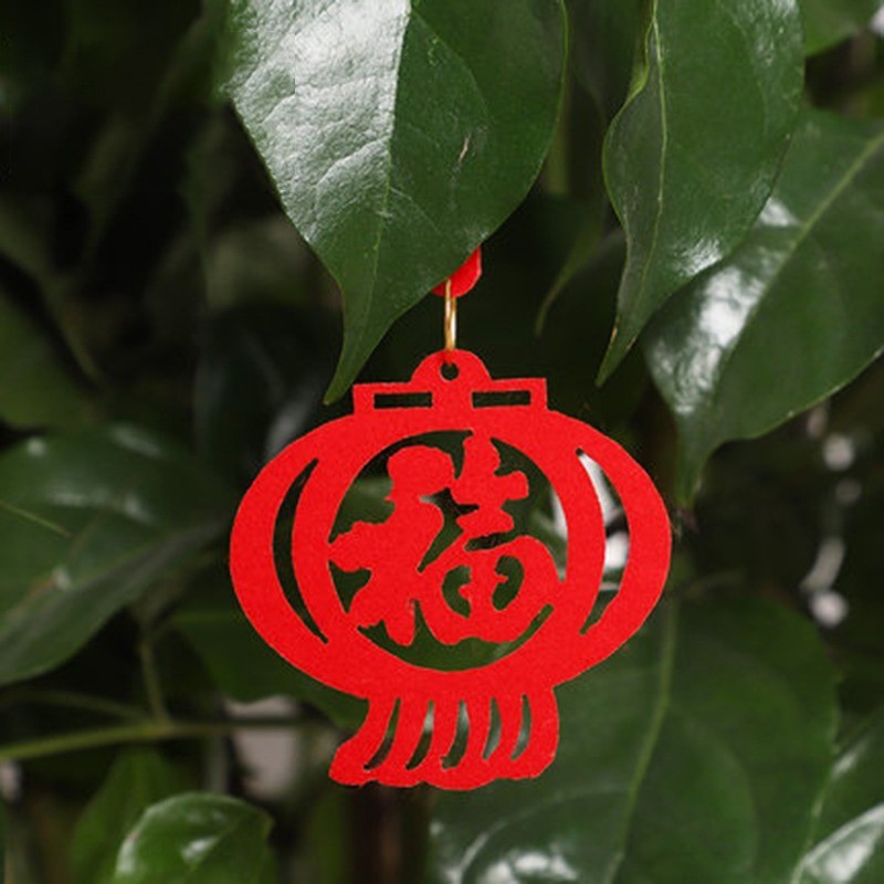 กำมะหยี่สีแดงจี้แขวนขนาดเล็ก สำหรับวันปีใหม่และโอกาสพิเศษ - รูปที่ 6