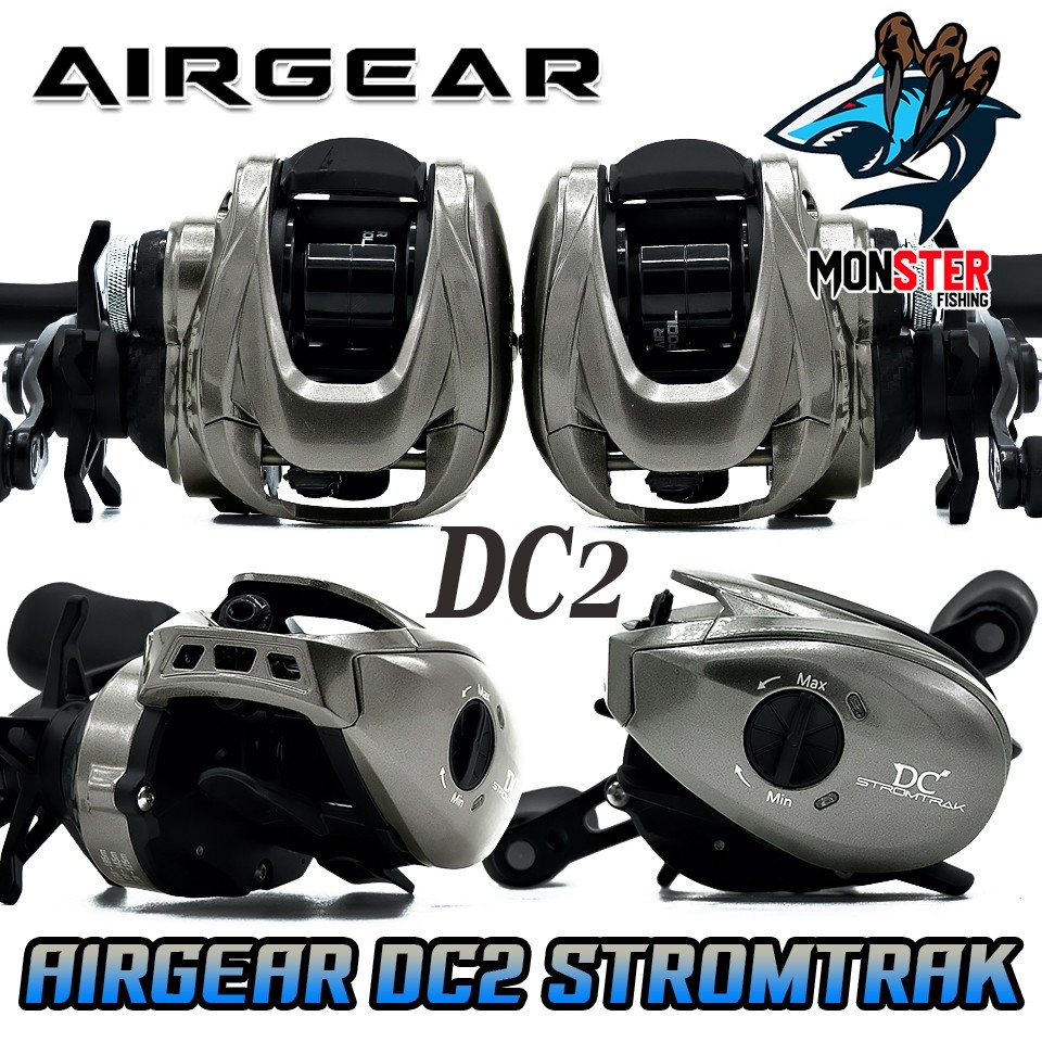 รอกตกปลา รอกหยดน้ำ AIRGEAR รุ่น DC2 STROMYRAK by BPO (มีทั้งหมุนซ้ายและหมุนขวา)
