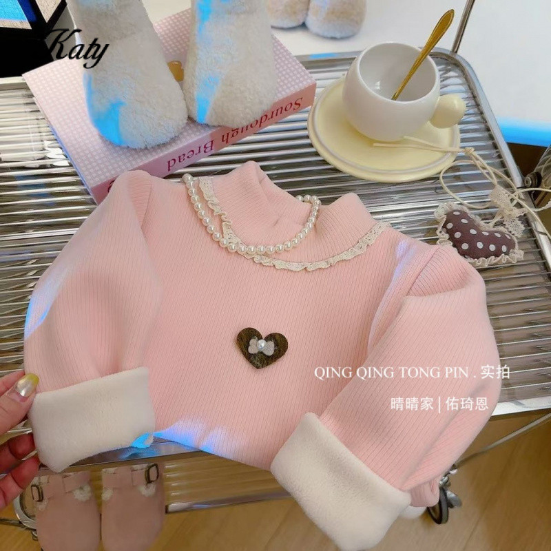 สเวทเตอร์ขนแกะแบบใหม่ ปี 2026 สำหรับฤดูหนาว ออกแบบให้อบอุ่นและสวมใส่ง่าย มีทั้งไซส์เด็กและผู้ใหญ่เสื้อผ้าเด็กผู้หญิง - รูปที่ 2