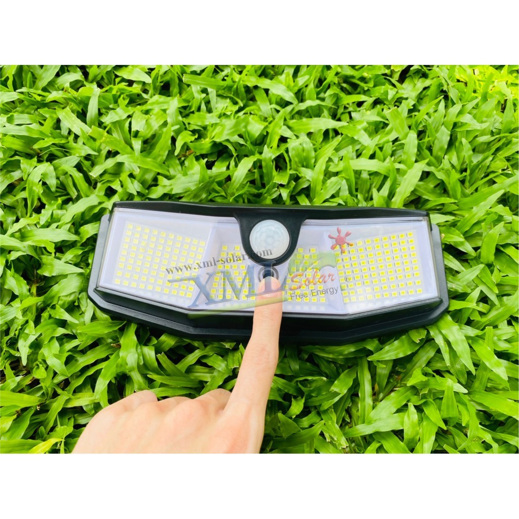 โคมไฟโซล่าเซลล์ติดผนัง รุ่น 308 LED + Motion (เเสง : ขาว) - รูปที่ 4