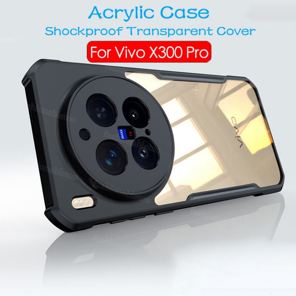 สําหรับVivoX300Pro 2025 สําหรับVivo X300 Pro X300Pro X 300 VivoX300 Pro VivoX300Proโปร่งใสTPUกันชนอะ