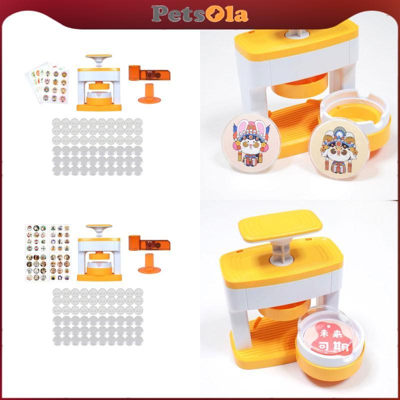 [PETSOLA] DIY Pin Badge ปุ่ม Maker เข็มกลัด Pin ทําเครื่อง Fitments Centerpiece ง่ายโดยใช้ปุ่ม Maker