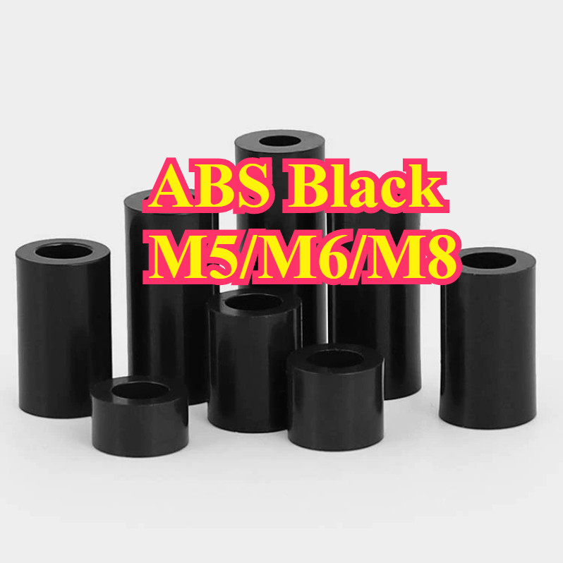 คอลัมน์แยก ABS สีดําผ่านคอลัมน์แขนไนลอน, คอลัมน์แยกฉนวน M5/M6/M8 DUJUNDU-MB