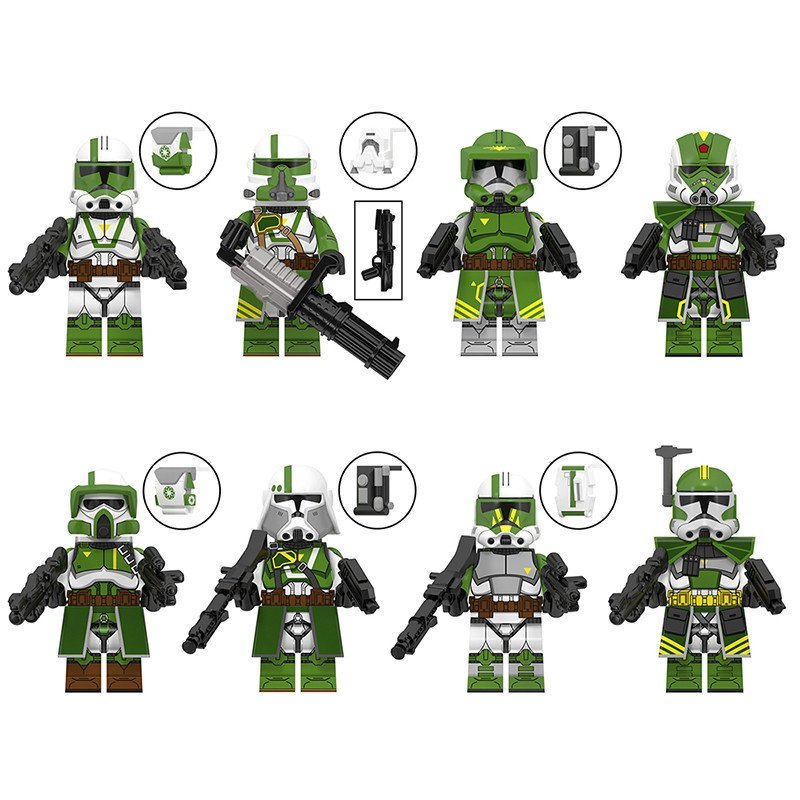 จีน Building Blocks Minifigures Stormtrooper Star Wars Imperial Doomsday Commander ทหาร WM6125 Build