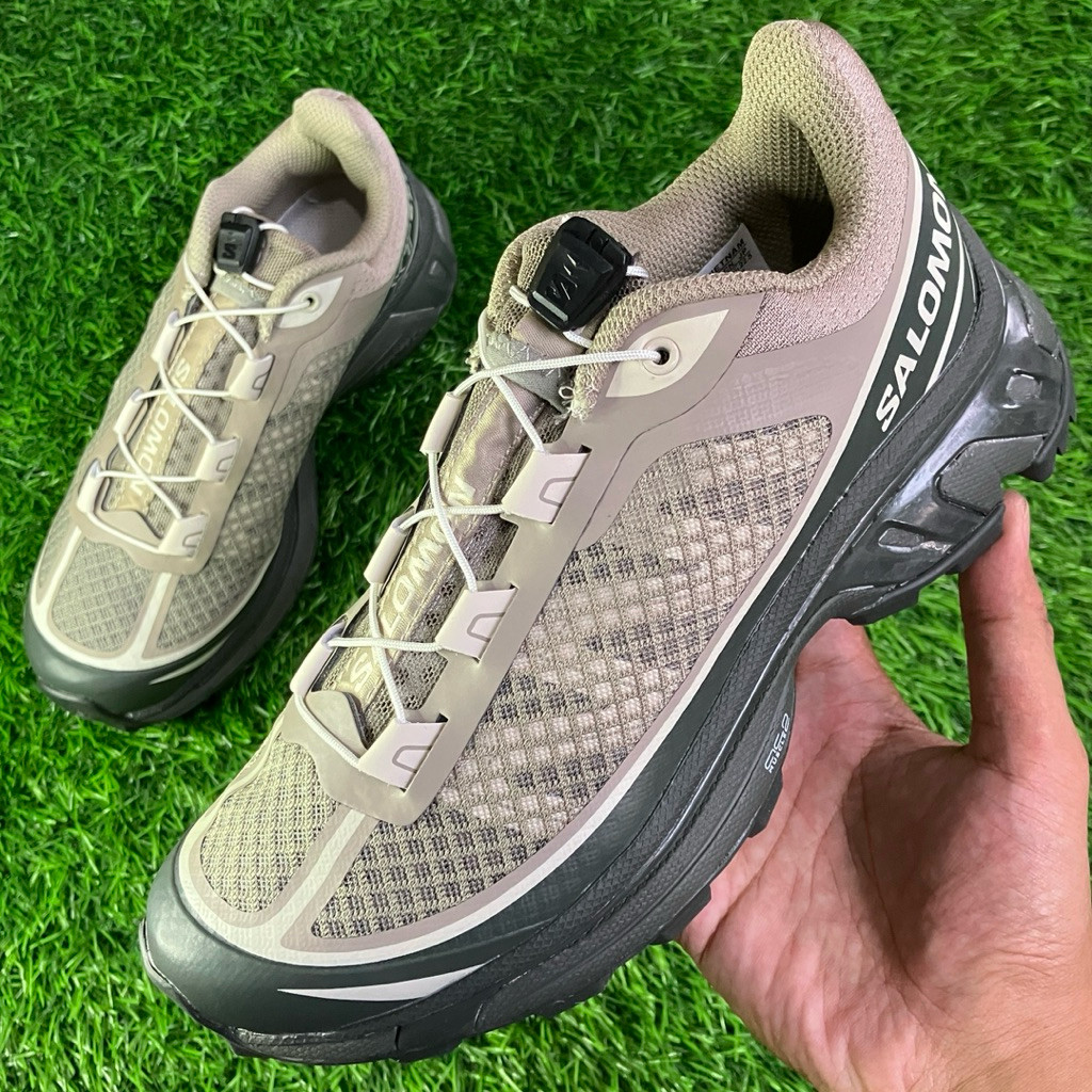 SALOMON XT-6 FT Khaki Vanilla Ice ไซส์ 36 รองเท้าผ้าใบ