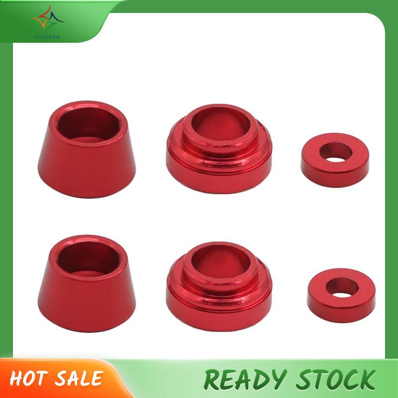 [luxiang.th] RC Car Upgrade Aluminium Alloy Front Steering Coasters Kit for TT02 RC Car Accessories 
