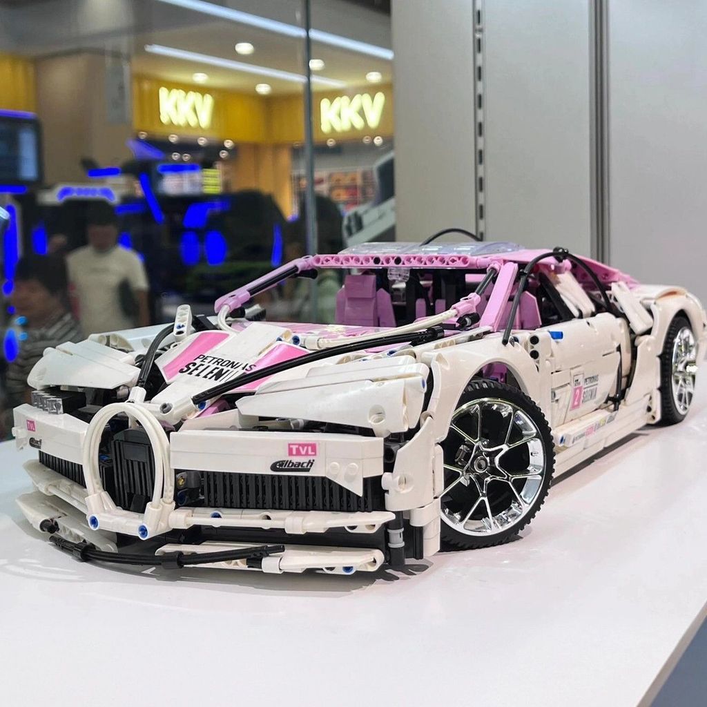 เข้ากันได้กับ Lego Pink Bugatti Veyron Brickdatti Veyron Brickdatti Veyron Brickdffhedffh111sg202510