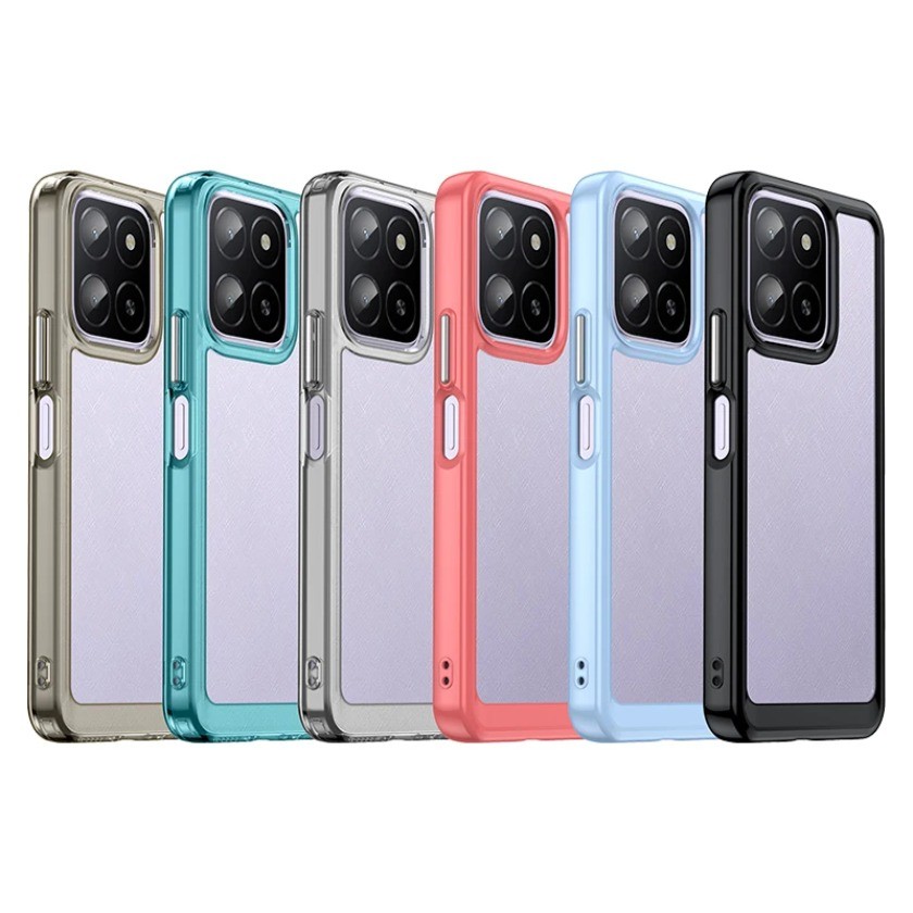 สําหรับ Honor X6B Clear Case Honor X6B ฝาครอบ Coque Funda Hard โปร่งแสงขอบนุ่มกันกระแทกกันชนโทรศัพท์