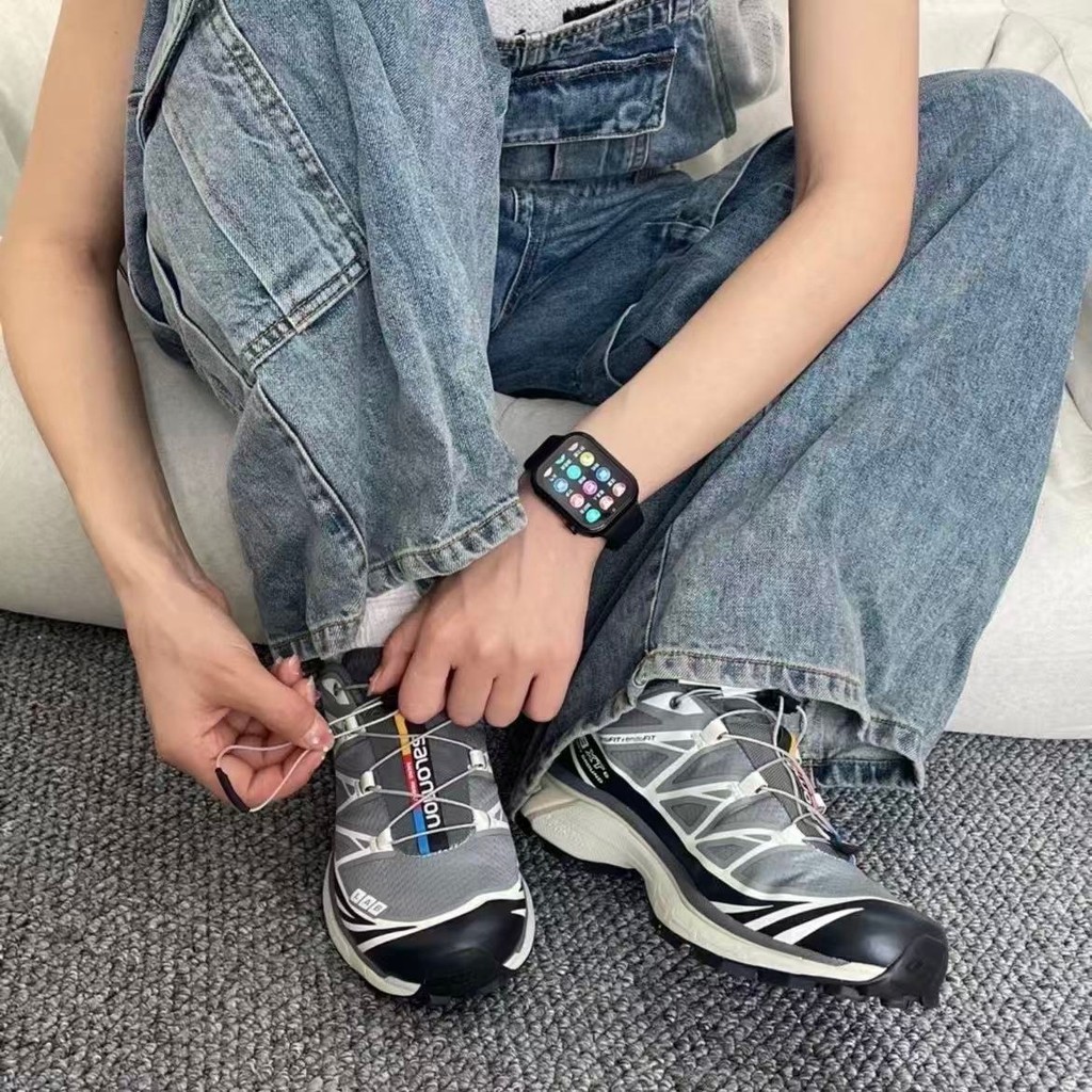 ✅SALOMON รองเท้าวิ่ง XT-6 GTX Black Silver/Black Ebony Sneaker 474506&416635&413173&473057&474455 - แท้100%/ป้ายเกาหลี - รูปที่ 7