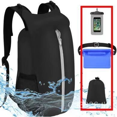 กระเป๋าคาดเอวสูทน้ําหนักเบาพิเศษกันน้ํา + M810 กระเป๋ากันน้ํา + กระเป๋าพับได้กระเป๋าลอย 3XW7