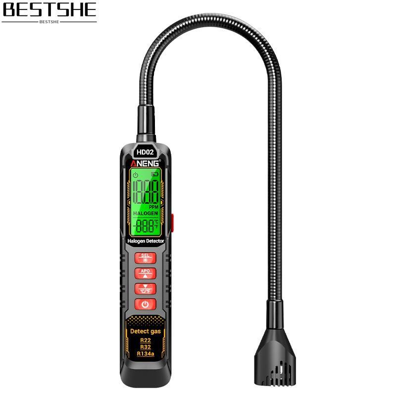 {bestshe}Halogen Leak Detector for Air Conditioner Refrigerant R22 R32 R134a Testing Tool