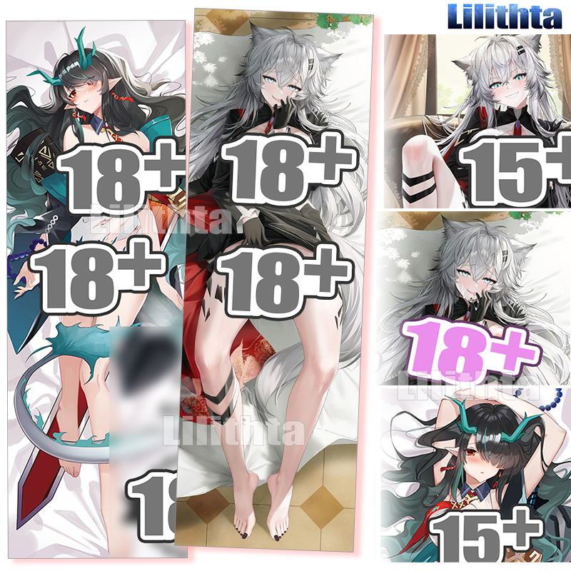 ปลอกหมอน Dakimakura Arknights Lappland และ Dusk Body-pillow Cover Custom Made