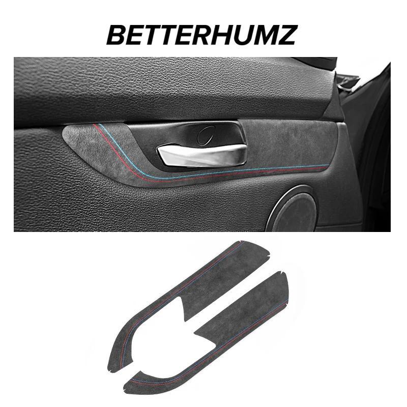 สําหรับ BMW Z4 E89 2009-2016 ทําจาก Alcantara ภายในรถประตูดึง Handle Armrest แผง Trim Performance สต