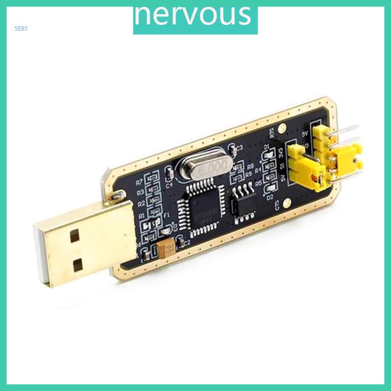 NERV FT232 ตัวแปลง USB เป็น Serial พร้อมไฟแสดงสถานะ LED FT232 USB2 ระดับ 0 ถึง TTL